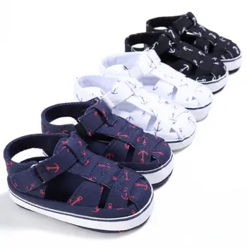 

Cute Baby Boys Girls Canvas Shoes Slippers Casual Trainers Hollow Sandals Baby Toddler