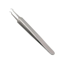 Инструмент для удаления изогнутая игла из нержавеющей стали акне клип экстрактор, Пинцет инструмент для удаления угрей для комедонов черных головок угрей