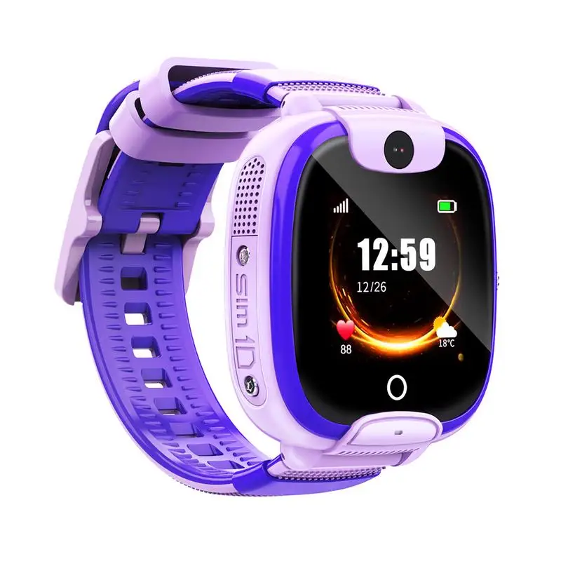Children's Smart Phone Watch 1.44 Inch 32MB LBS Positioning IP67 Waterproof Direct Dial Help Voice Micro Chat Two Way