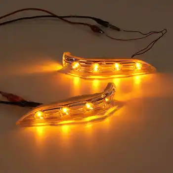 

For Hyundai Tucson IX35 2010 2011 2012 2013 2014 Side Lamp Rearview Mirror LED Amber Turn Signal Light Indicator Light Lamp