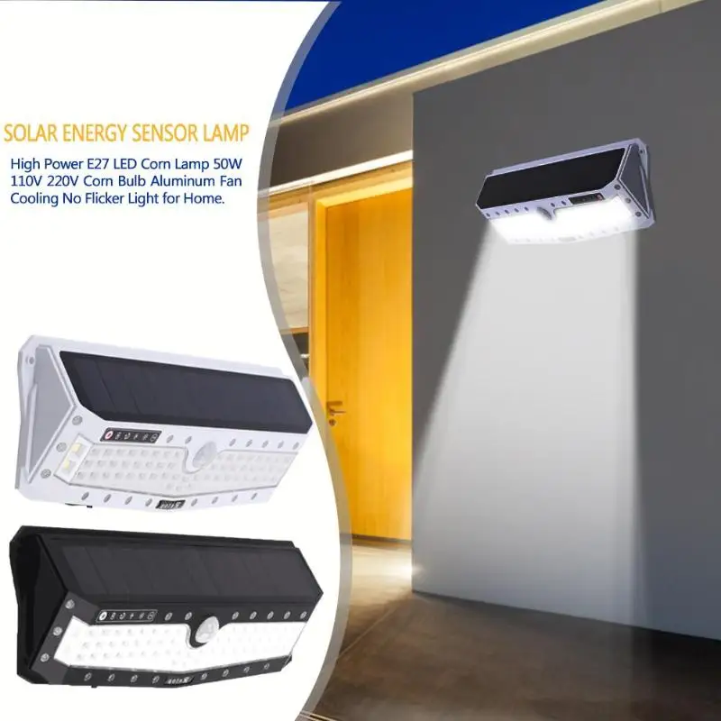 

79 LED Solar PIR Motion Sensor Wall Light Waterproof Outdoor Garden LED Solar Lamp Security Pool Door Solar Lighting