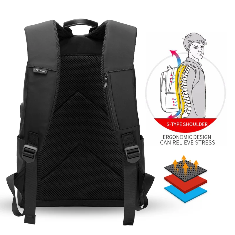  Hk Waterproof Backpack Rap Monste Young Game Bag Teenagers Men Women Student School USB Bags travel - 32970382506