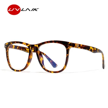 UVLAIK optique bleu lumière bloquant lunettes cadres femmes rétro Anti Blu-ray monture de lunettes hommes Vintage Transparent lunettes