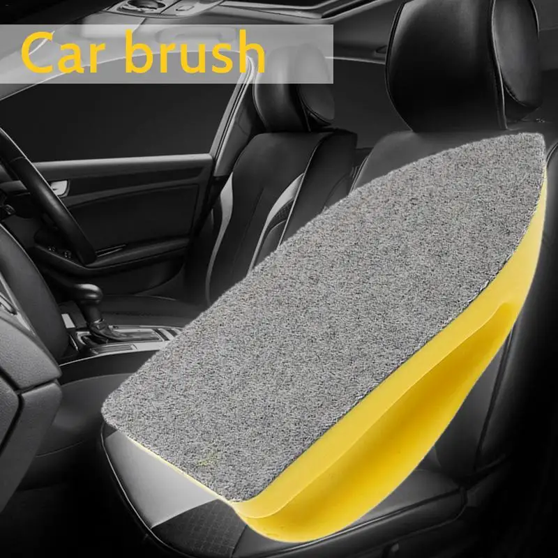 Us 3 45 22 Off Nano Cleaning Brush Car Felt Washing Tool For Car Leather Seat Car Care Detailing Interior Car Styling With Accessories Handle In