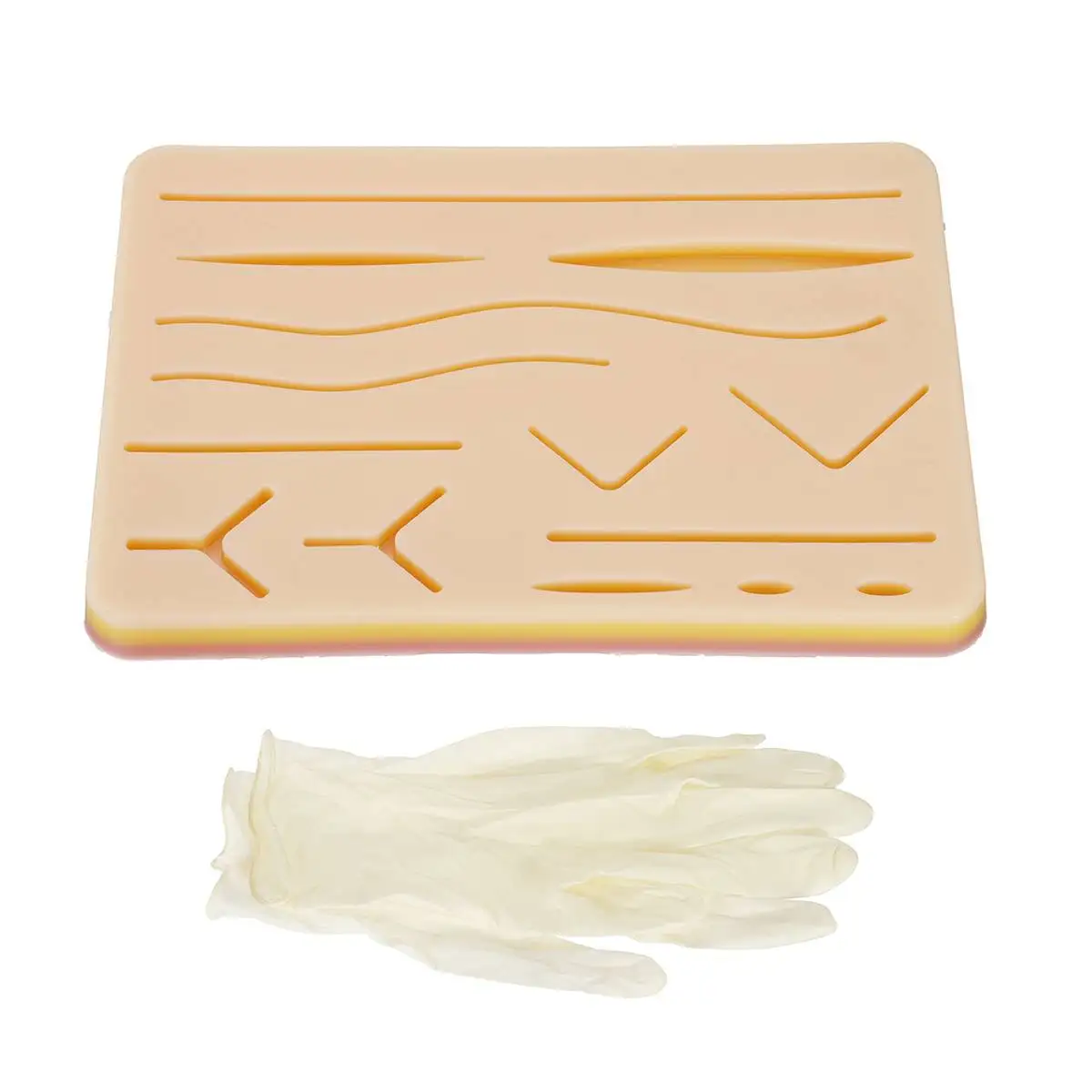 Surgical Simulated Skin Suture Practice Student Surgery Silicone Pad