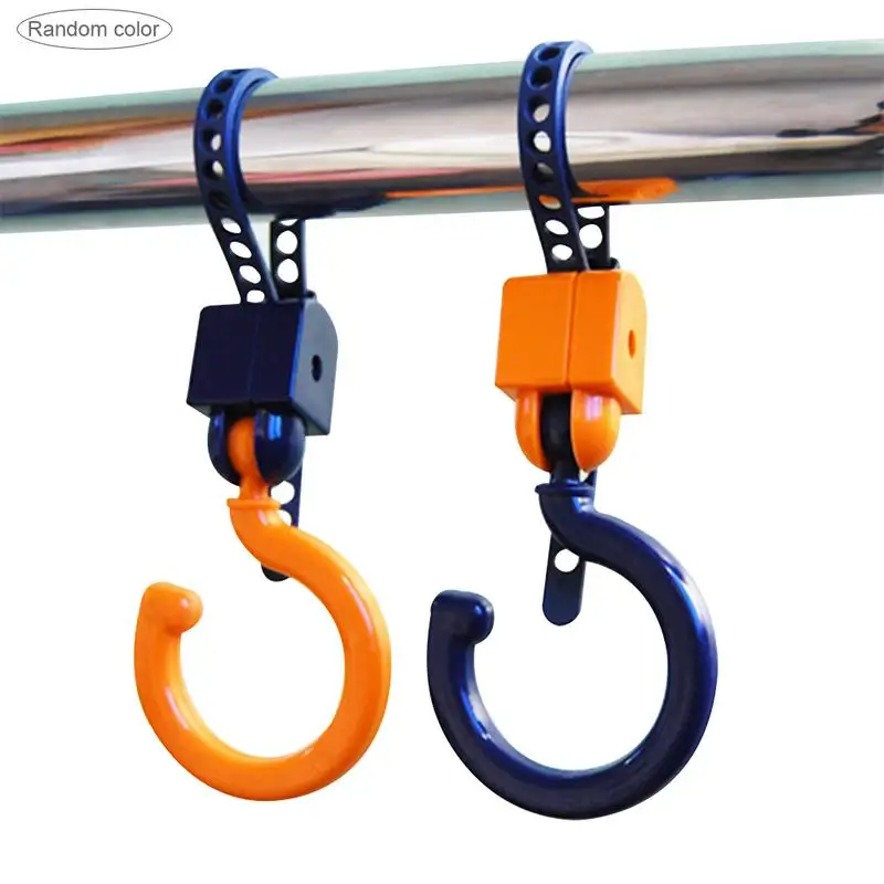 

2 Pcs Hooks Baby Carriage Stroller Hooks Hook Hanging Shopping Bags Stroller Handlebar Pushchair Or Wheelchair Universal Fit