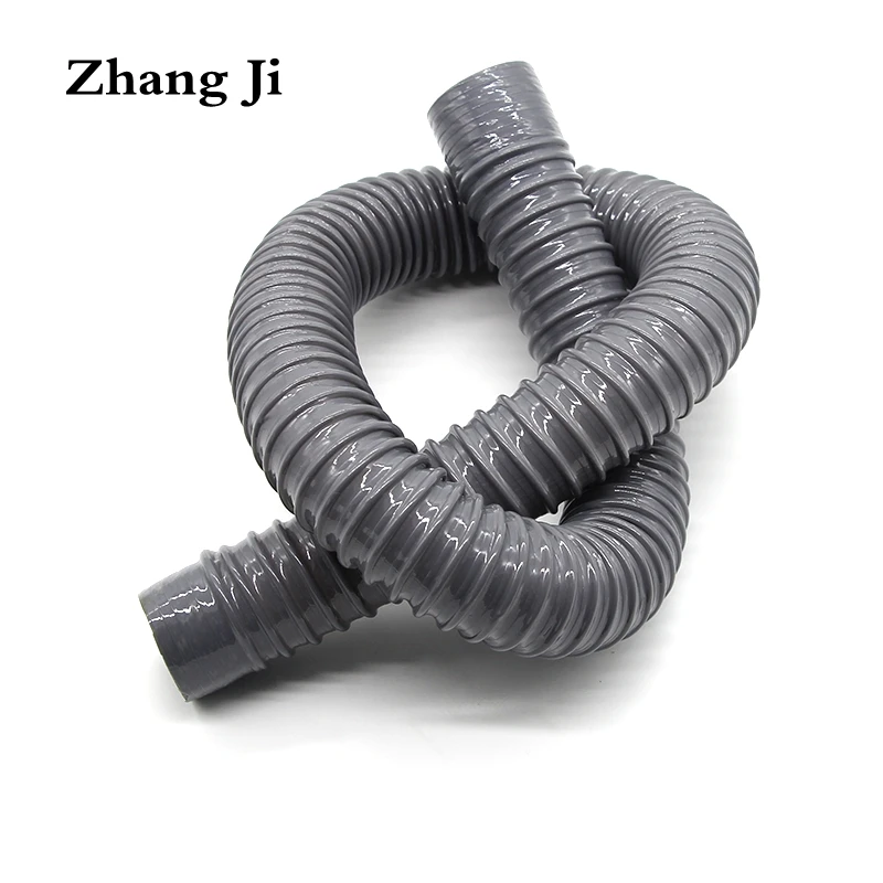 ZhangJi مكافحة لف 80 سنتيمتر العالمي الحمام خرطوم الصرف المطبخ كفاءة الأنابيب البلاستيكية استنزاف السباكة خرطوم استحمام مرن