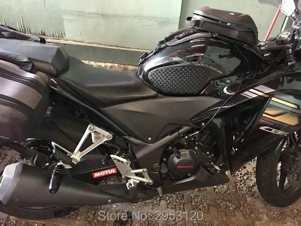 

Бесплатная доставка бак мотоцикла тяги Pad Сторона газа Колено Возьмитесь протектором против скольжения наклейки для Honda CBR250R 2010-2016