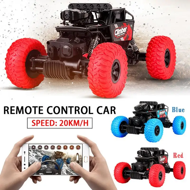 Remote Control Car - 1:18 Mobile Phone Wifi Link Control Remote Buggy With HD Camera Four-wheel Drive Remote Control Off-road Ve