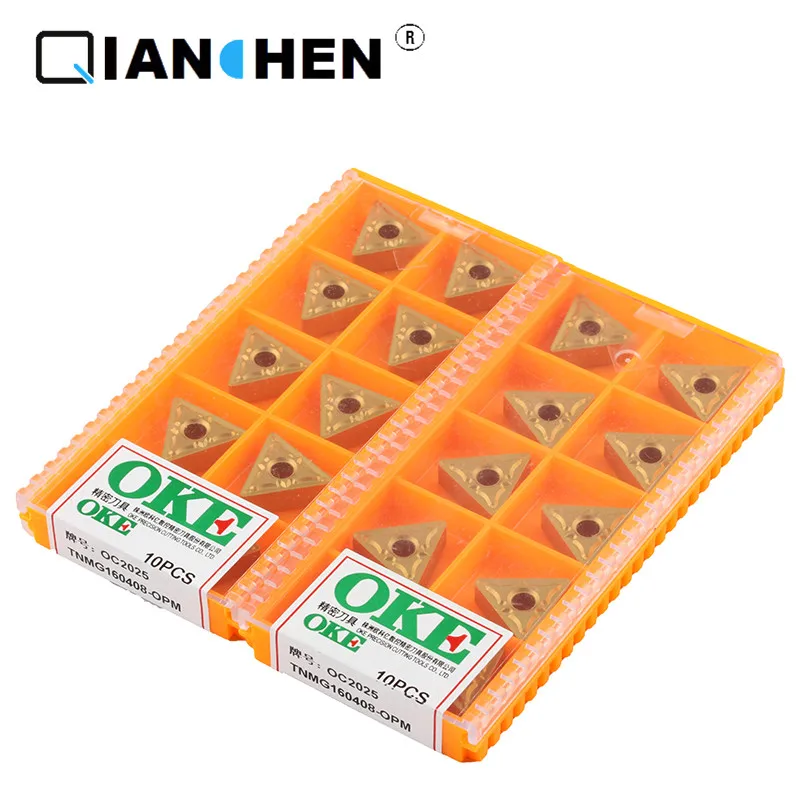 

Original quality OKE 10pcs/lot high precision high performance high strength CNC TNMG160408-OPM OC2025 industry carbide inserts