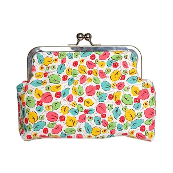 

1pc Makeup Bag Multi-use Stylish Small Flower Printed Zipper Makeup Pouch Cosmetic Bag Storage Bag Travel Organizer