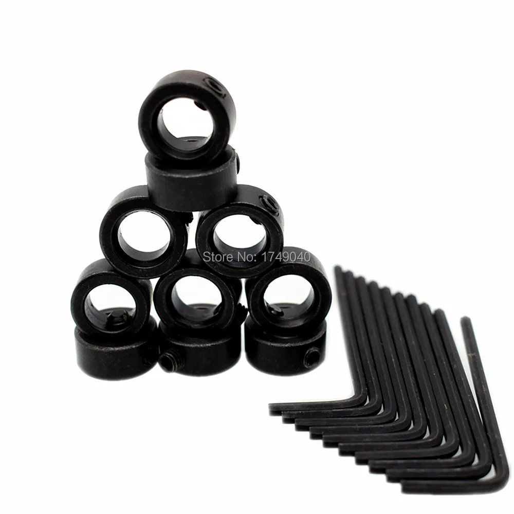 10pcs Drill Bit Depth Stop Collars Ring Diameter 10mm ...