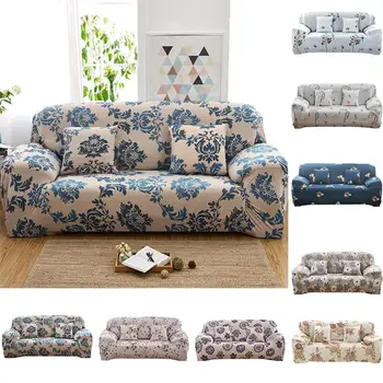 

Flower Full Cover Anti-Slip Stretch Sofa Couch Case Slipover For Single/Dual/Three/Four Seat Home Decor