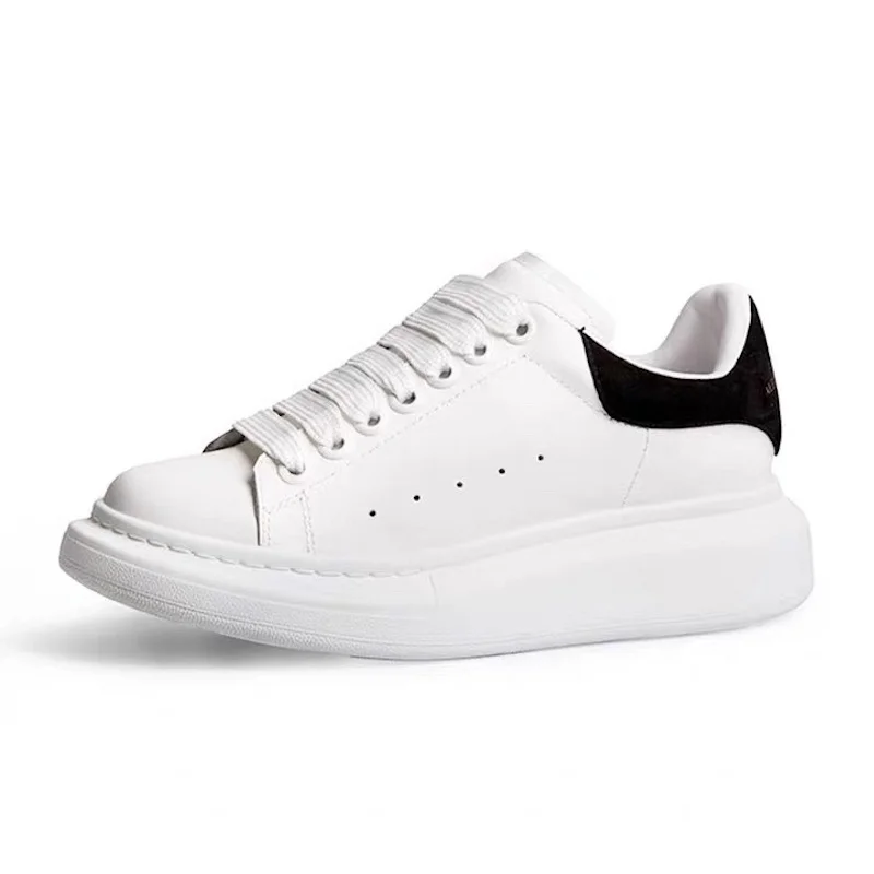 

New Spring Autumn Genuine Leather Sneakers Women Shoes Popular In The Fashion Blogger Flat White Large Size Chic Women Shoes