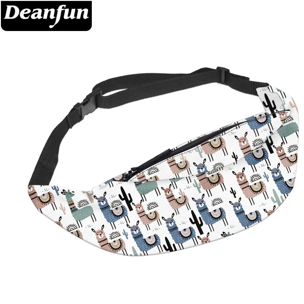 

Deanfun Water Resistant Cute Fashion Llama Men Fanny Packs Cactus Durable Waist Pack Bumbag Lovers Gift YB-63