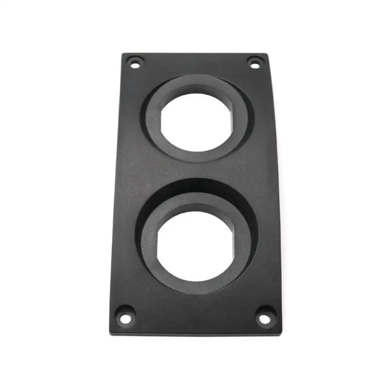 

2 Gang Way Rocker Switch Mount Holder Panel with Mounting Gasket Screws Replacement switch panel Car Styling Accessories