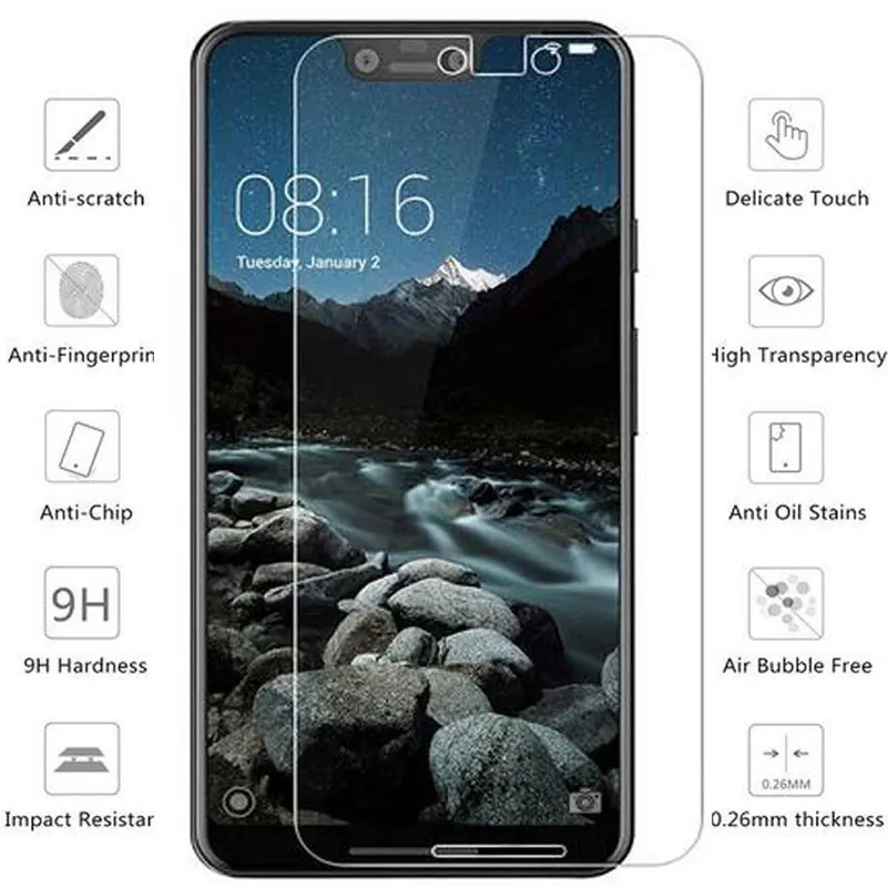 

9H Premium Tempered Glass For Google Pixel Pixel 3Lite 3A 2 3 XL Pixel Pixel2 Pixel3 XL HTC Screen Protector Protective Film