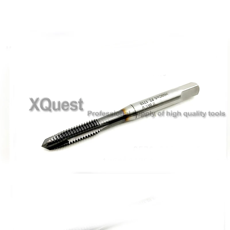  XQuest high quality HSS-CO5 spiral point tap M3 M4 M5 M6 TicN Machine Spiral Fluted taps M8 M10 M12