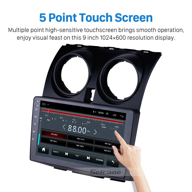 Clearance Seicane Android 8.1 Auto Radio Quad Core 9Inch 2DIN Car wifi player GPS Stereo Audio Head unit For NISSAN Qashqai 2005 2006-2018 2 Clearance Seicane Android 8.1 Auto Radio Quad Core 9Inch 2DIN Car wifi player GPS Stereo Audio Head unit For NISSAN Qashqai 2005 2006-2018 2