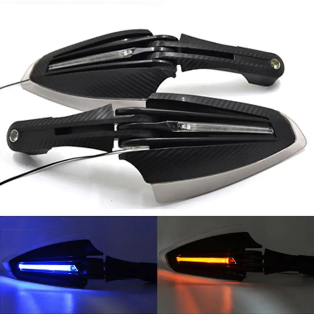 LumiParty Motorcycle Handguards with Led Turning Lights Wear resistant