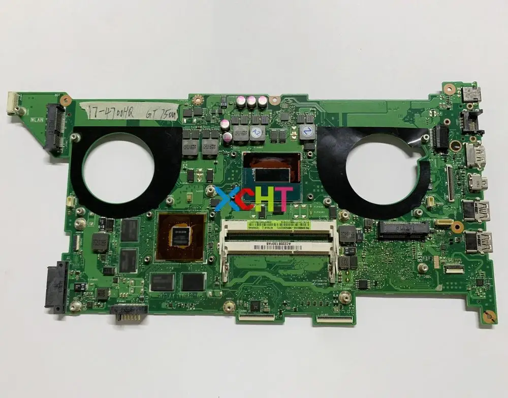 

for ASUS N750JV REV:2.0 w I7-4700HQ GT750M Graphics card Laptop Motherboard Mainboard Tested