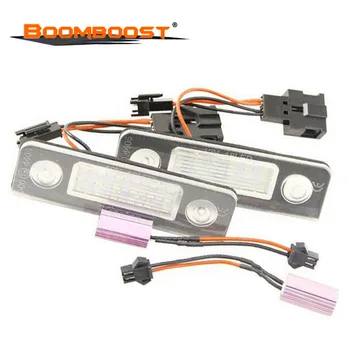 

Number Plate Lamp Canbus Bulb Kit SMD3528 12V Car LED License Plate Lights 2Pcs For Volkswagen Skoda Octavia 1Z/Roomster 5J