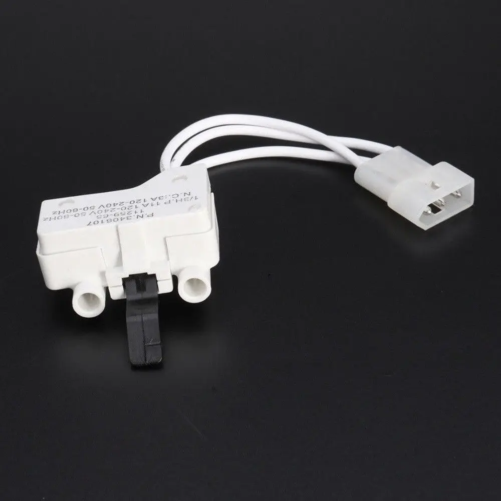 

For Whirlpool Kenmore Sears Maytage Roper Estate 3406107 Dryer Door Switch Kit N