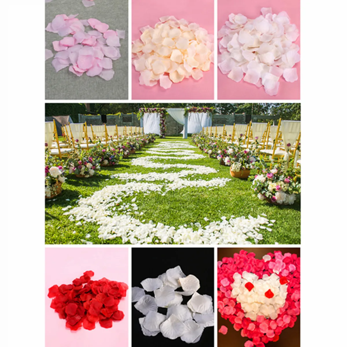 70 г поддельные искусственные лепестки роз свадебное украшение цветок для Для романтической свадьбы, вечеринки