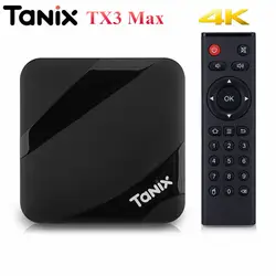 Tanix TX3 Max Smart Bluetooth ТВ Box Android 7,1 ТВ Box Bluetooth 4,1 Amlogic S905W 2 ГБ Оперативная память 16 ГБ Встроенная память 2,4 ГГц Wi-Fi 4 К Декодер каналов кабельного