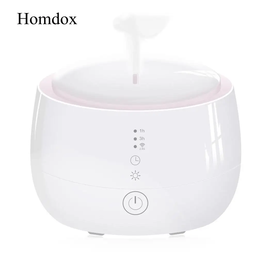 

Ultrasonic Nebulizer Smart Aroma Humidifier Air 1W Diffuser With 300ml 4 Home, Office Colorful LED Light <36dB
