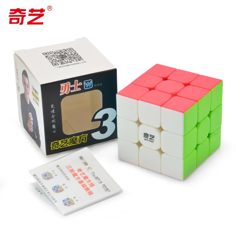 

QI YI Magic Cube Grid Warrior W Upgrade Edition Three Steps Magic Cube Xuanliang Six Color Color Alpinia Oxyphylla Toys