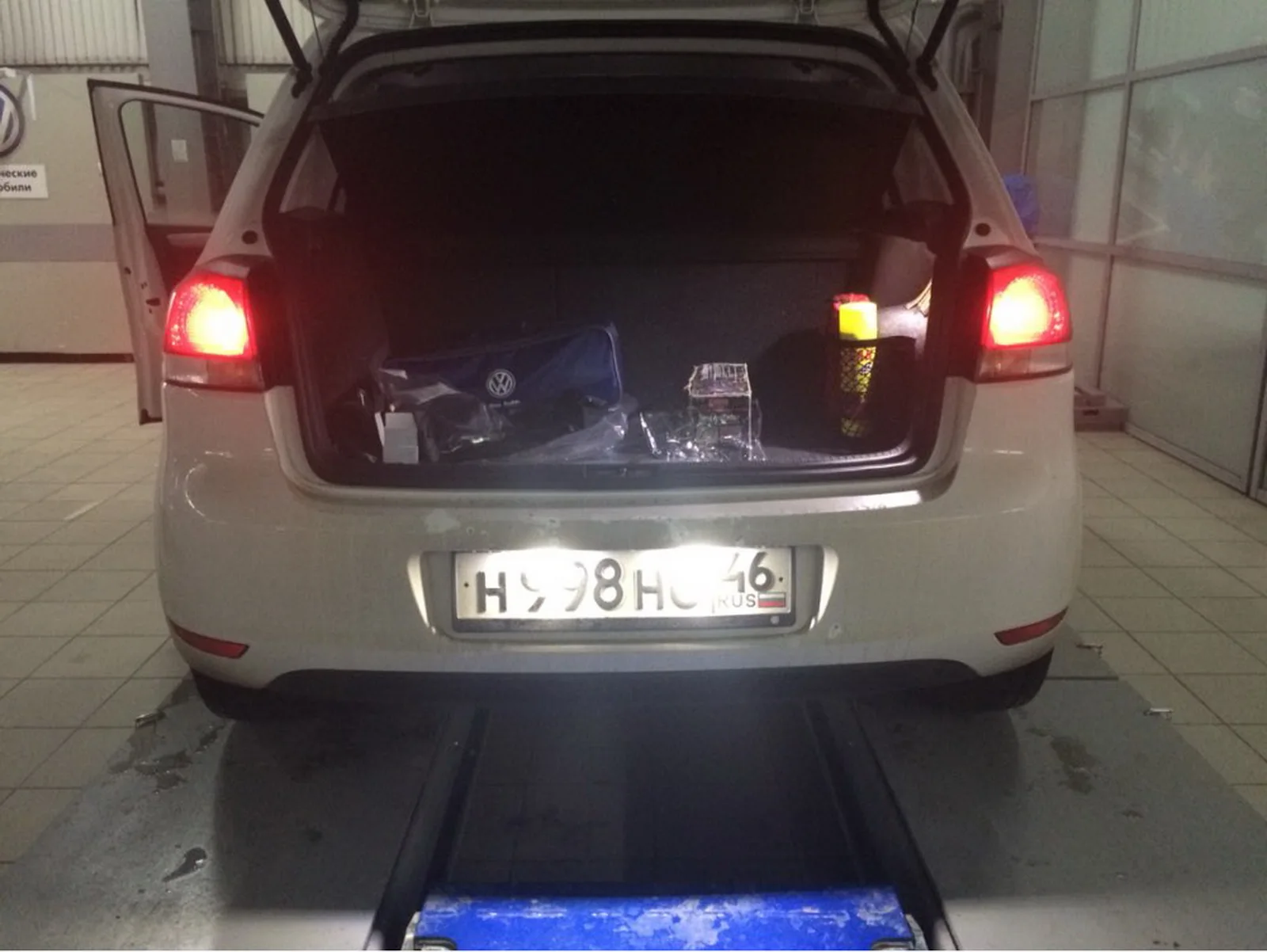 Светодиодный номерной знак ANGRONG 2x светильник SEAT Exeo Ibiza 6J Leon 1P 5F Skoda|Фара для авто в