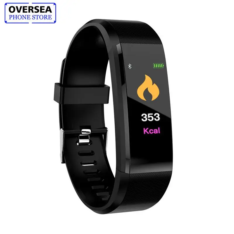 

115Plus Color Screen Smart Bracelet Support Blood Pressure Exercise Heart Rate Monitoring Smart Bracelet