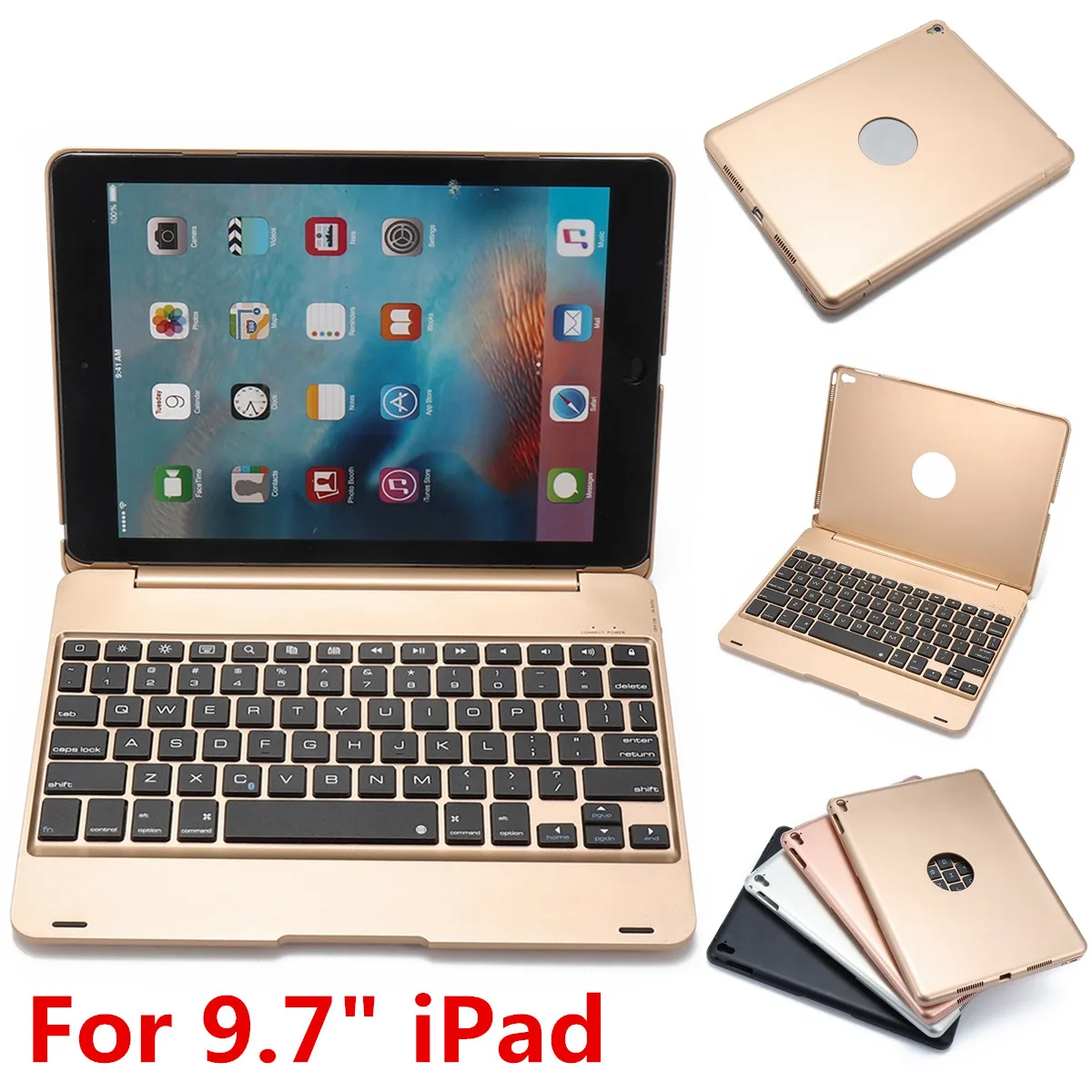 

Wireless bluetooth Keyboard Case Cover Holder 9.7 Flip-open For ipad Air 2 for iPad Pro Keyboard Case