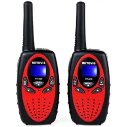 RETEVIS 2 шт. RT628 Мини Walkie Talkie дети радио 0,5 W Частота УВЧ портативное Любительское радио КВ трансивер подарок A1026B Красный Европа