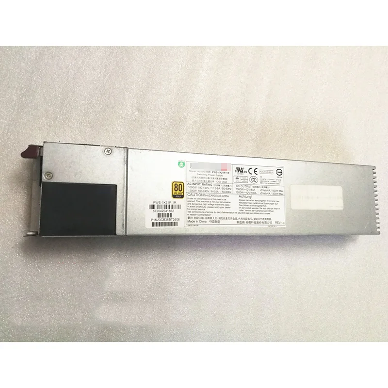

For SUPERMICR PWS-1K21P-1R 1200W Server Redundant Power Supply