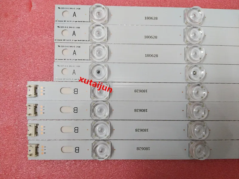 Occus New Kit 8pcs LED Strip Replacement for LG LC420DUE 42LB650V 42LF5500 INNOTEK DRT 3.0 42 inch A B 6916L-1957A 6916L-1956A Cable Length: Other Occus New Kit 8pcs LED Strip Replacement for LG LC420DUE 42LB650V 42LF5500 INNOTEK DRT 3.0 42 inch A B 6916L-1957A 6916L-1956A Cable Length: Other