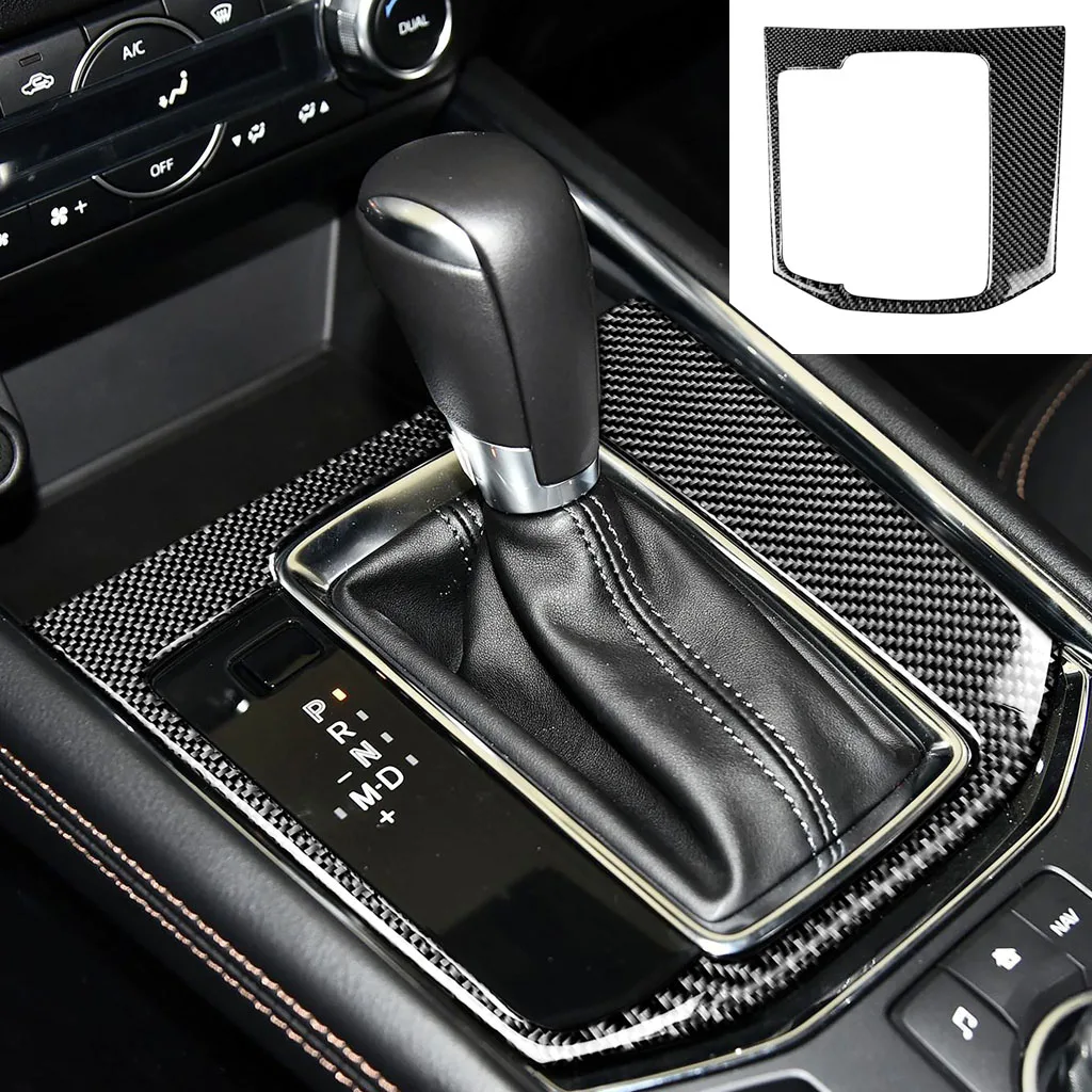 

1pc Car Handbrake Switch Decorative Panel Gear Shift Trim Frame Sticker for Mazda CX-5 2017-2018 Car Interior Accessories