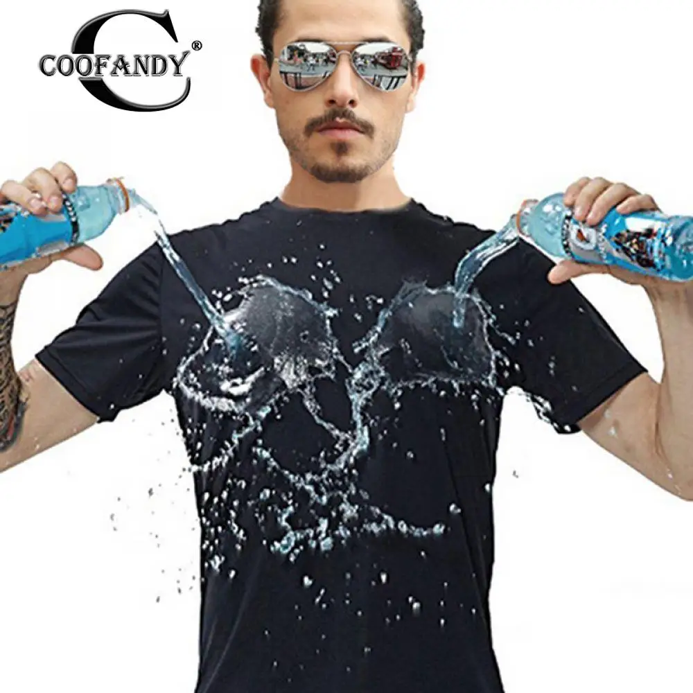 Buy Waterproof T Shirt Men Creative Hydrophobic