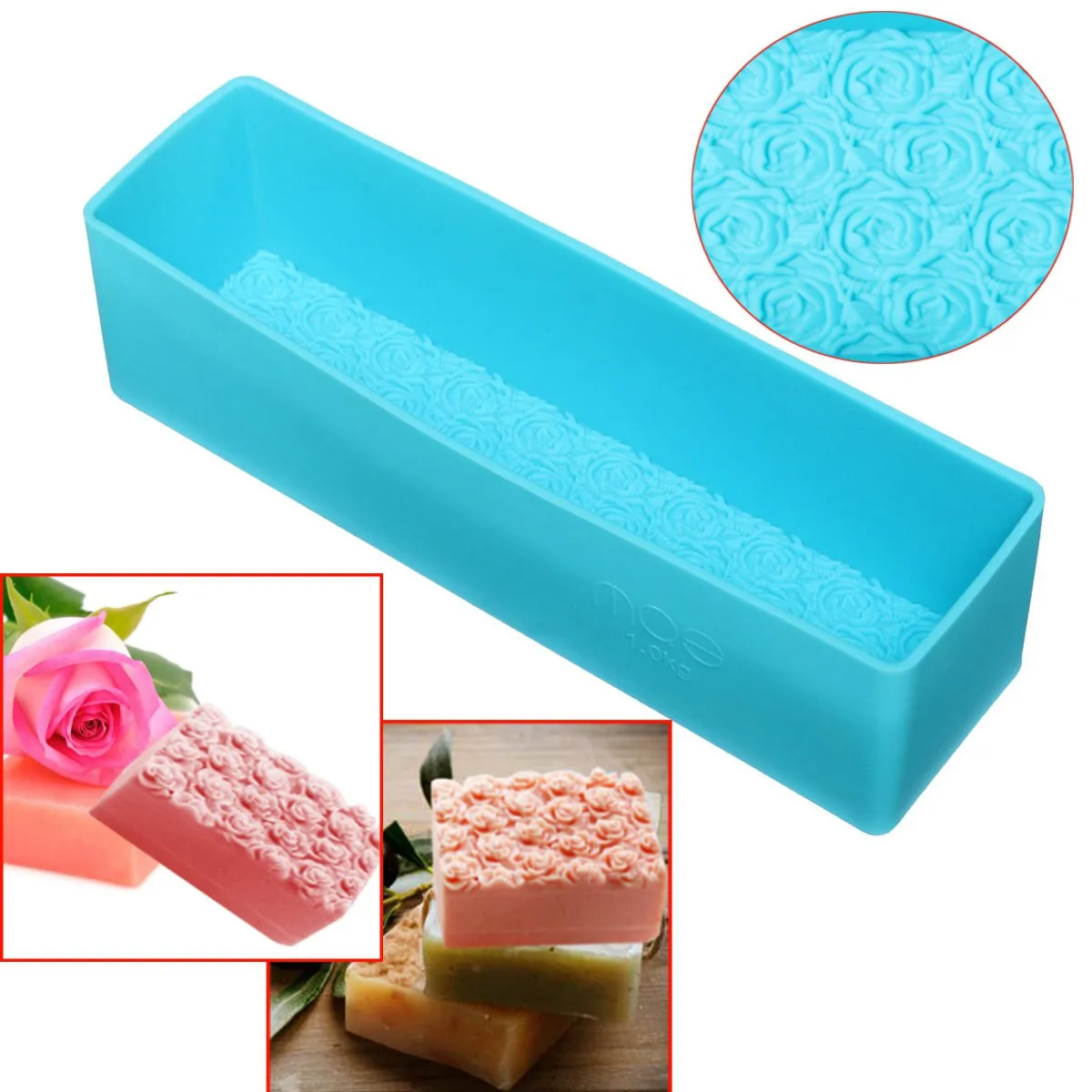 

Loaf Cake Silicone Soap Mold Rose Toast Baking Bread Tools DIY Chocolate Mould Pastry Bread Cake Bakware Tools