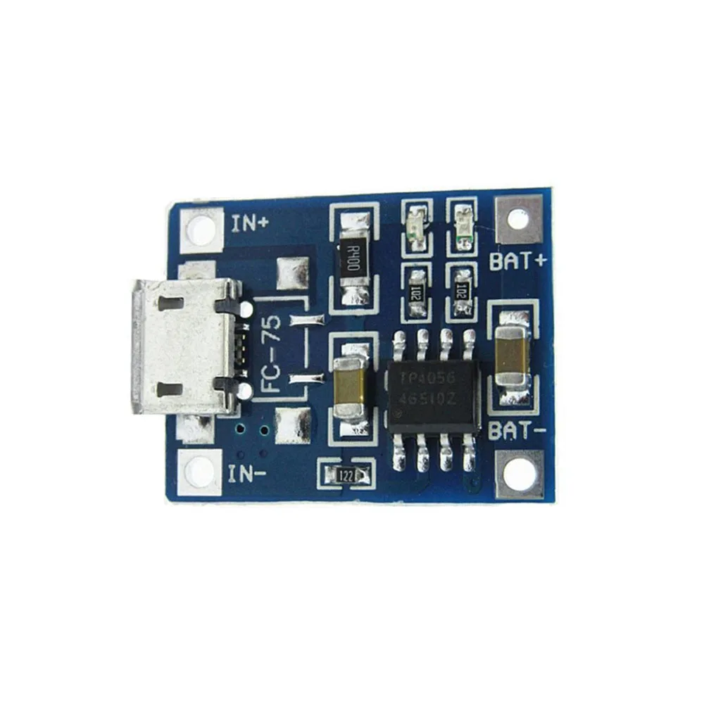 10 шт. TP4056 5В 1A Micro USB 18650 литиевая батарея зарядная плата модуль защиты зарядного