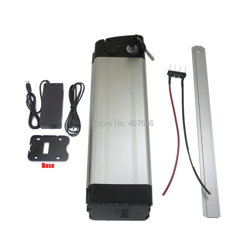 Discount 36V Electric bike battery 36V 20AH 1000W silver fish li-ion 36 V 20AH lithium Battery Bottom discharge free shipping 1