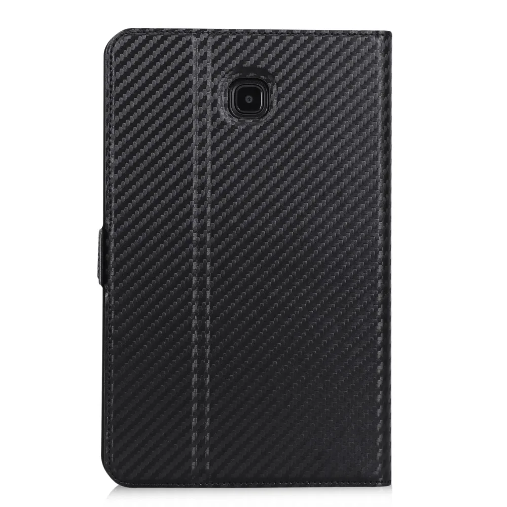 Чехол из углеродного волокна PU для Samsung Tab A 8 0 SM T387 T387V ''с откидной подставкой и