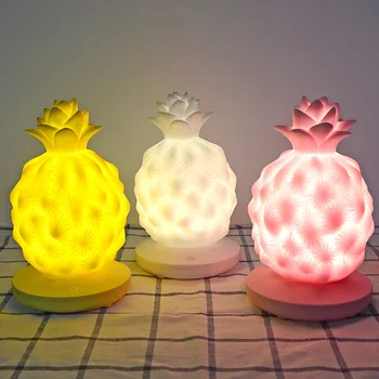 

Cute Interesting Cartoon USB Pineapple Lamp 2019 New Night Lighting Lamp Creative Led Kids Baby Children Bedroom Light Decor
