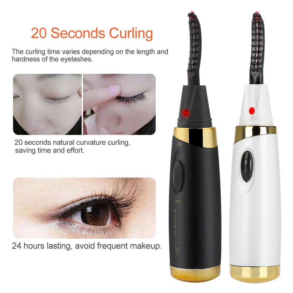 

Electric Eyelash Curler Heated Extension Long Lasting Eyelash Curling Makeup Tools lashes Curler