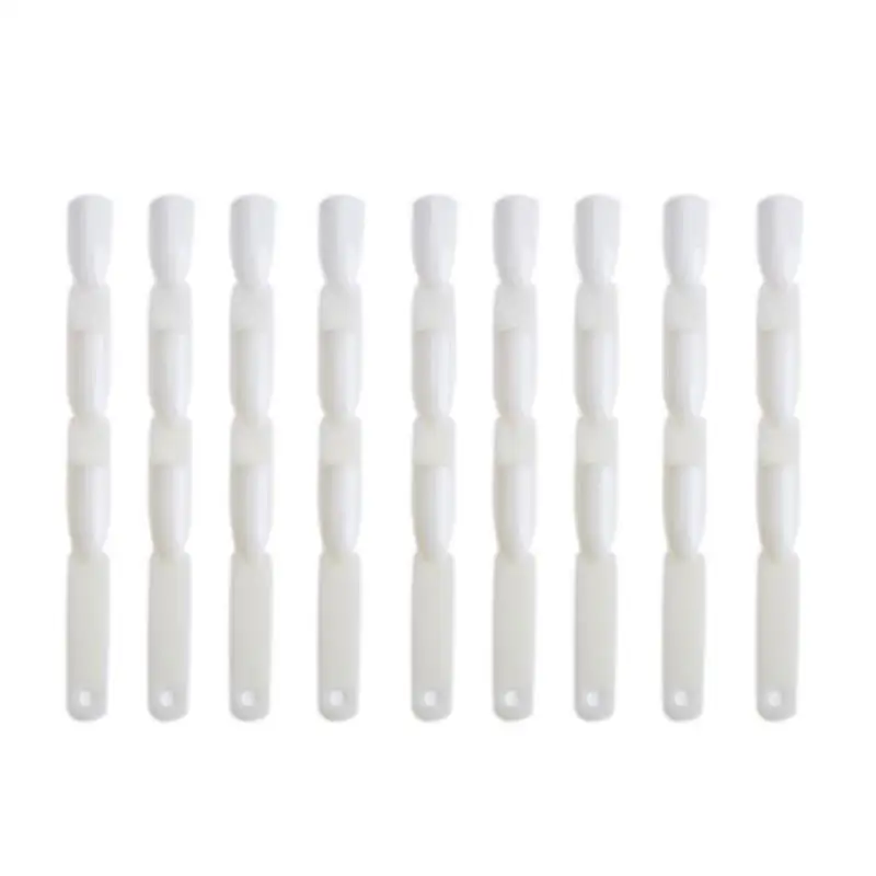 

50Pcs False Nail Art Tips Color Card False Nail Tips Natural Color Manicure Nail Art Natural Board Chart Practice Display Sticks
