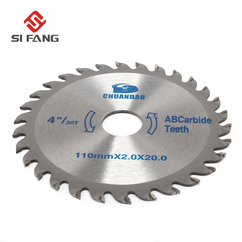 SI FANG 2 шт./4 шт./6 шт. 110 мм(") 30 зуб твердосплавные дисковые пильные диски Режущий инструмент для стали, алюминия, дерева, пластика