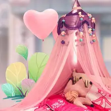 Сетка Красная принцесса ветер потолок москитная сетка балдахин занавес креп висит двойной бытовой 1,5 м кровать Европейский висит счет