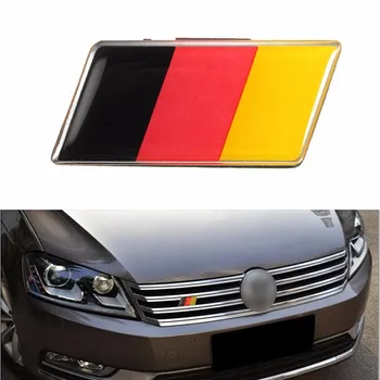 

Universal German Flag Front Grille Bumper Car Sticker Emblem Badge for VW /Audi /Honda /Benz