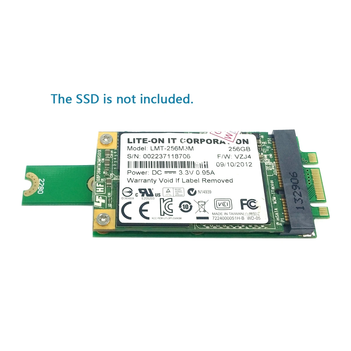 2 in 1 Combo Mini PCI-E 2 Lane M.2 NGFF /& mSATA SSD to SATA 3.0 III Adapter PCBA